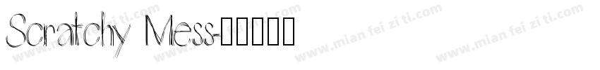 Scratchy Mess字体转换